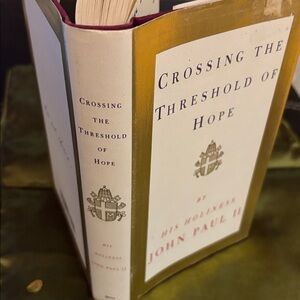This is a first edition first print Crossing The Threshold Of Hope